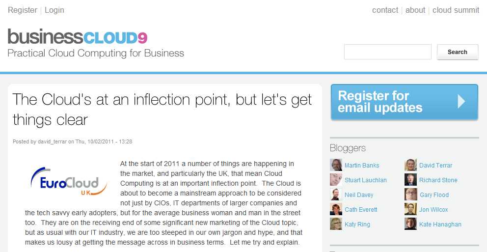 Cloud is at an inflection point, but let's get things clear
