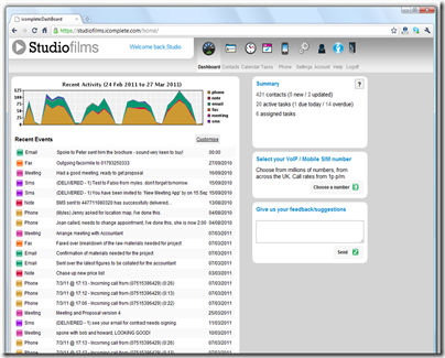iComplete–The World’s Simplest CRM?