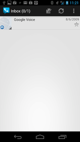 Google Voice Offline