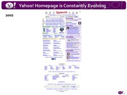 Yahoo home page 2002, via All Things D