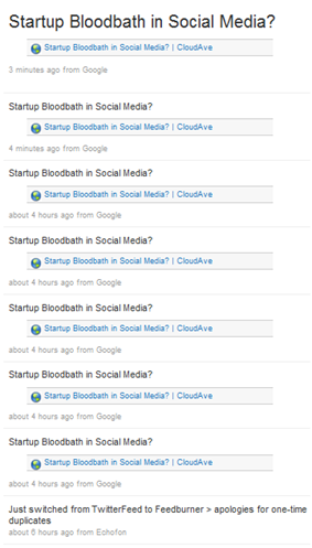 Google’s FeedBurner Social Isn’t Quite Ready. Back to TwitterFeed – for Now.