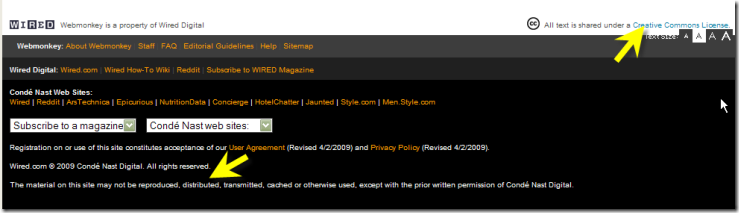 Wired Does Not Get Creative Commons Licencing?