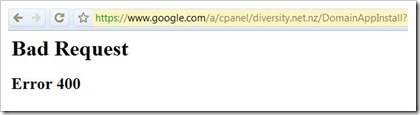 Uh Oh – the Google Apps Marketplace is Failing Me