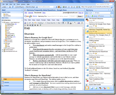 Google Docs Meets Outlook? – Yes, You Read That Right!
