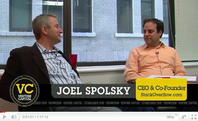 Spolsky on Software on Both Sides of The Table