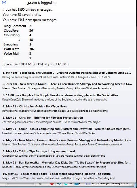 New Gmail Feature to Remedy Slow Loading Caused by…Gmail Features :-)