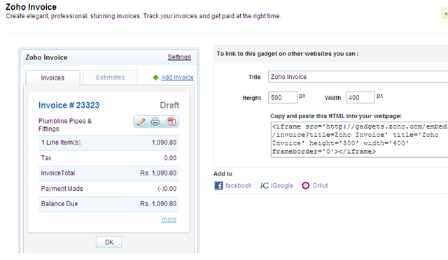 Zoho Invoice Frees Its Own Data