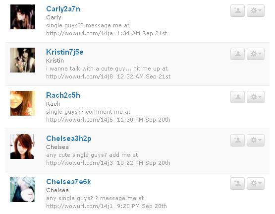 Another Downside to Twitter - Any Cute Guys Out There?