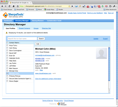 SherpaTools, Channel Strategies and Google Apps Management
